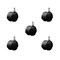 Service Caster 2'' Black Metal Hood Twin Wheel Caster Nylon Wheels 3/8 Thread Stem, 5PK SCC-TS02S50D-NYS-FB-382458-5 - alternate 1